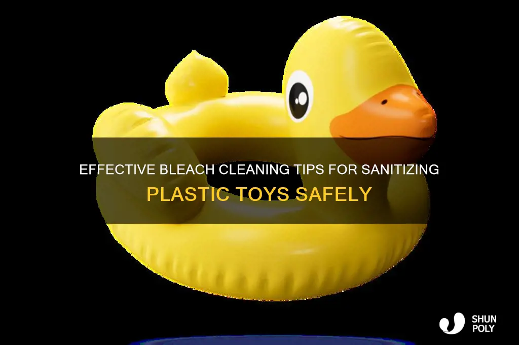 how to clean plastic toys with bleach