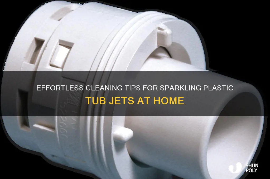 how to clean plastic tub jets