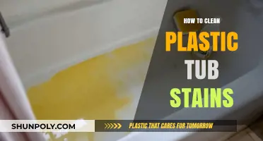 Effective Tips to Remove Stubborn Stains from Your Plastic Tub