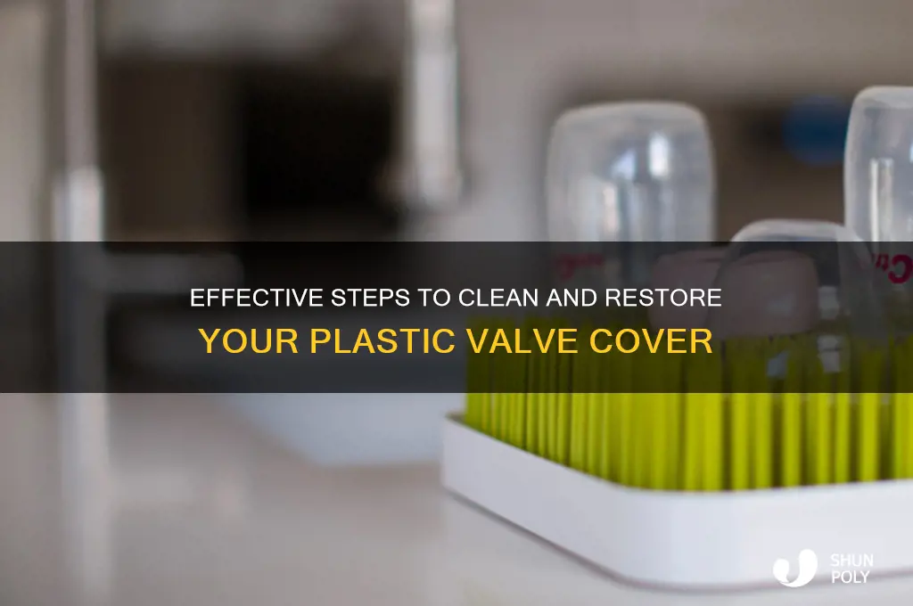how to clean plastic valve cover