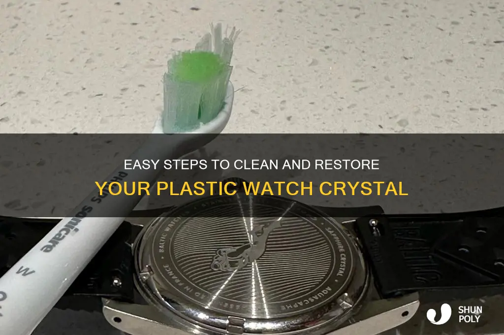 how to clean plastic watch crystal