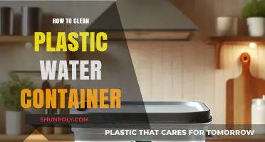 Effective Tips for Cleaning Your Plastic Water Container Safely