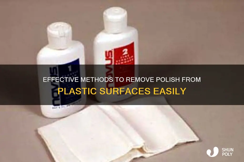 how to clean polish off plastic