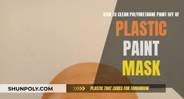 Clean Polyurethane Paint Off Plastic Masks Efficiently