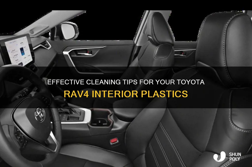 how to clean rav4 plastics