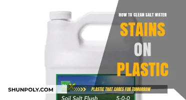 Effective Methods to Remove Salt Water Stains from Plastic Surfaces