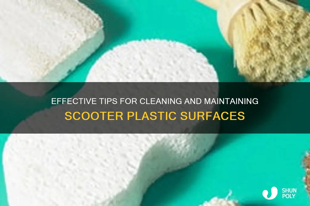 how to clean scooter plastic