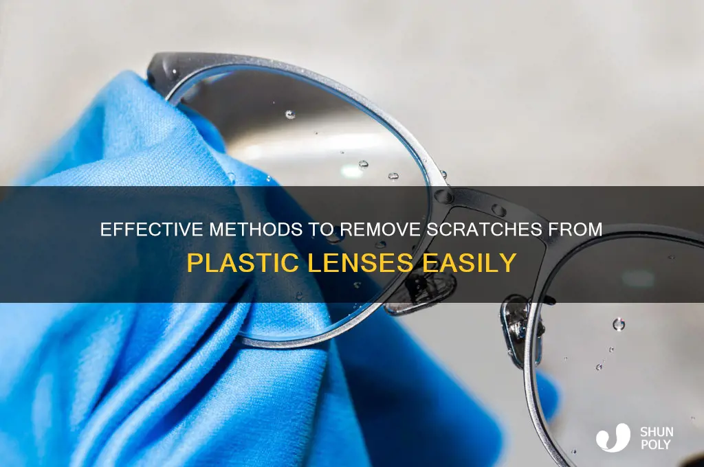 how to clean scrathes off plastic lenses