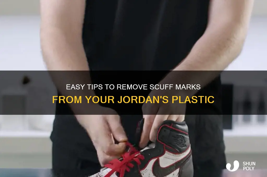 how to clean scuff marks on the plastic your jordans