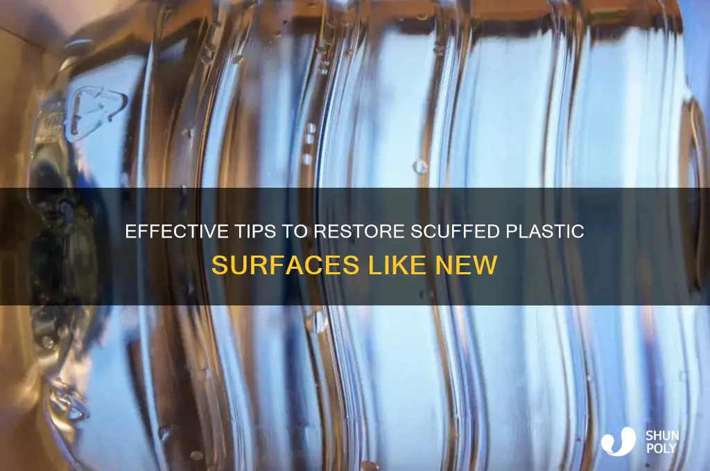 how to clean scuffed plastic