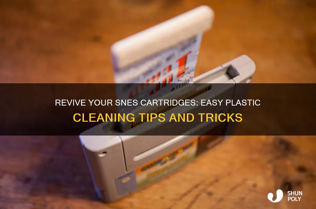 how to clean snes cartridge plastic