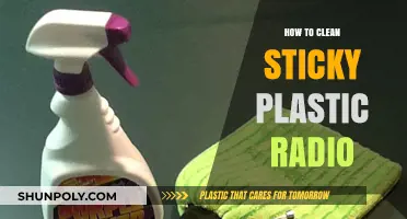 Effective Tips to Clean Sticky Plastic Radio Surfaces Easily