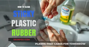 Effective Ways to Clean Sticky Plastic Rubber Surfaces Easily