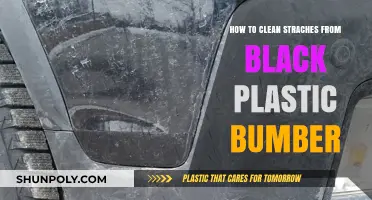 Effective Methods to Remove Scratches from Black Plastic Bumpers