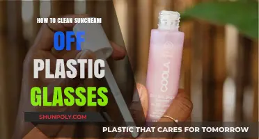 Effective Tips to Remove Suncream Stains from Plastic Glasses