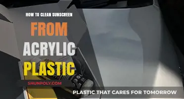Effective Methods to Remove Sunscreen Stains from Acrylic Plastic Surfaces