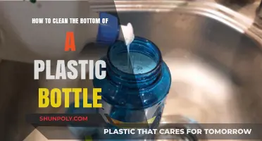 Easy Steps to Clean the Bottom of Plastic Bottles Effectively