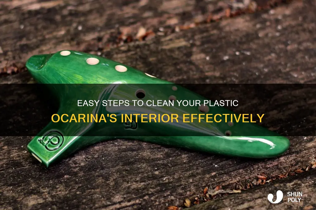 how to clean the inside of a plastic ocarnia
