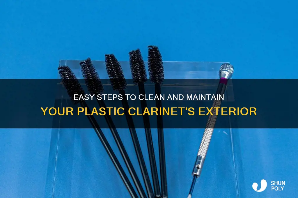 how to clean the outside of a plastic clarinet
