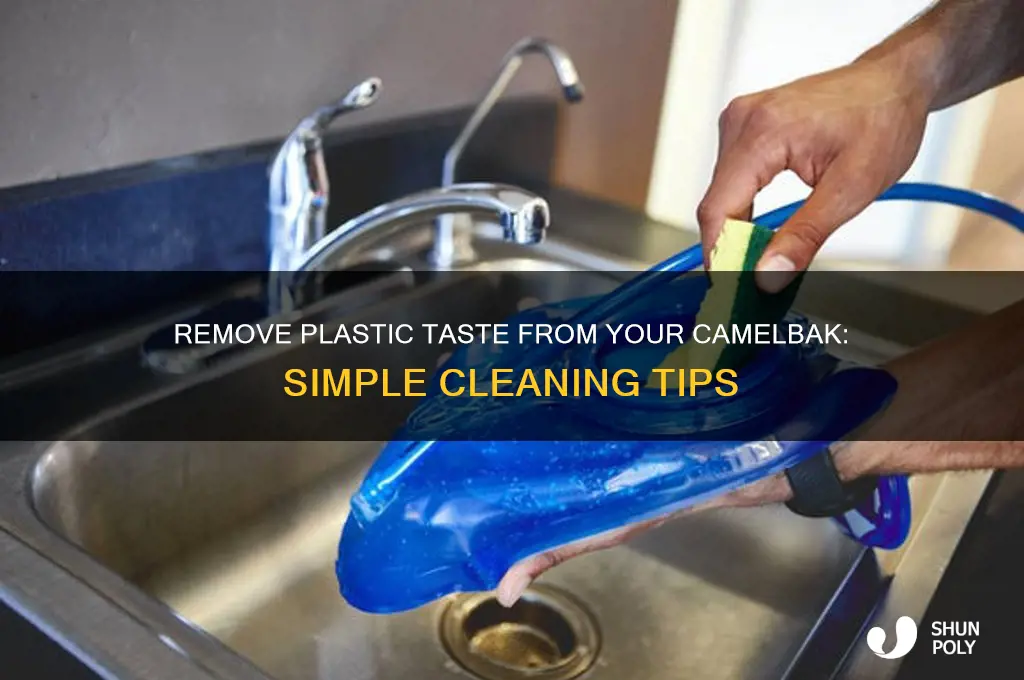 how to clean the plastic taste out of a camelbak