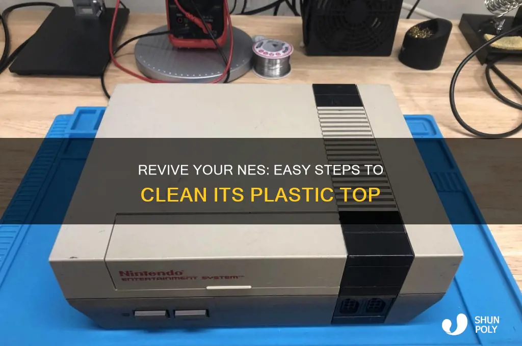 how to clean the plastic top of an nes