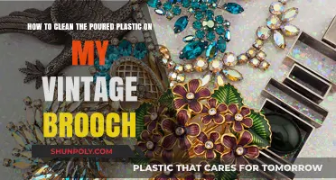 Restoring Vintage Brooches: Removing Poured Plastic Safely and Effectively