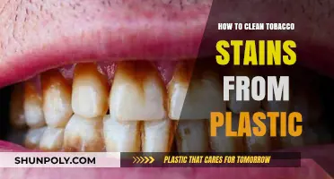 Effective Methods to Remove Tobacco Stains from Plastic Surfaces