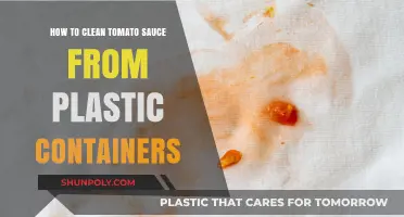 Effective Ways to Clean Tomato Sauce Stains from Plastic Containers