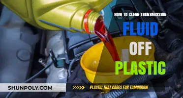Effective Methods to Remove Transmission Fluid Stains from Plastic Surfaces