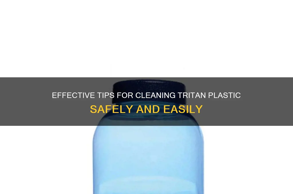 how to clean tritan plastic