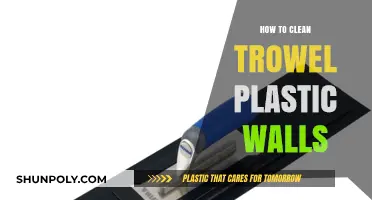 Effective Techniques for Cleaning Troweled Plastic Walls: A Step-by-Step Guide