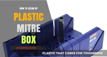 Effective Tips for Cleaning and Maintaining Your Plastic Mitre Box