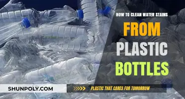 Effective Tips to Remove Water Stains from Plastic Bottles Easily
