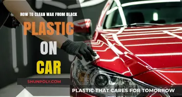 Effective Tips to Remove Wax from Black Car Plastic Surfaces