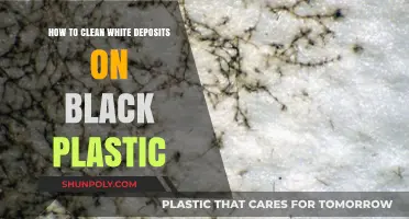 Effective Methods to Remove White Residue from Black Plastic Surfaces