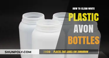Easy Steps to Clean and Restore White Plastic Avon Bottles