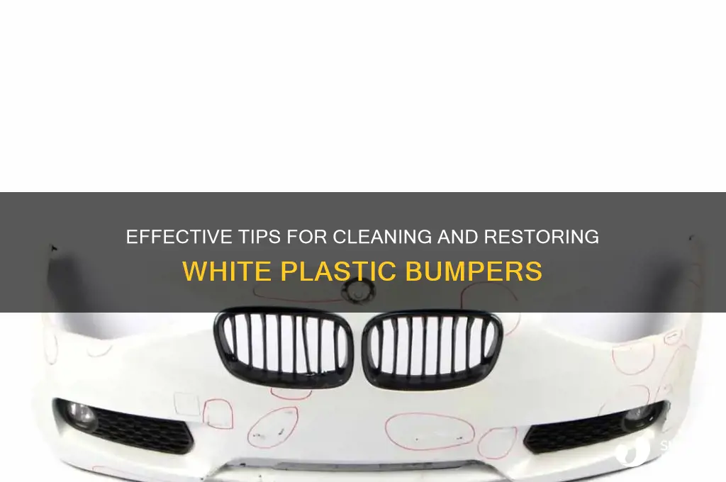 how to clean white plastic bumpers