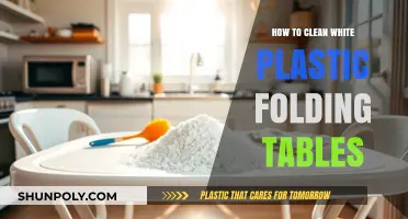 Revive Your White Plastic Folding Tables: Easy Cleaning Tips and Tricks
