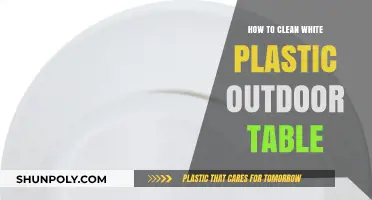 Revive Your White Plastic Outdoor Table: Easy Cleaning Tips and Tricks