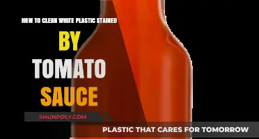 Effective Tips to Remove Tomato Sauce Stains from White Plastic