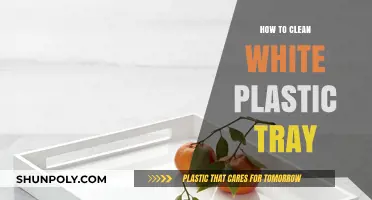 Effective Tips for Cleaning and Restoring Your White Plastic Tray