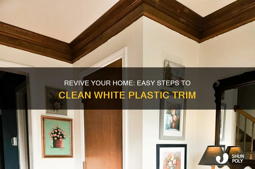 how to clean white plastic trim