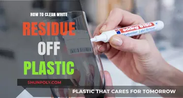 Effective Ways to Remove White Residue from Plastic Surfaces Easily
