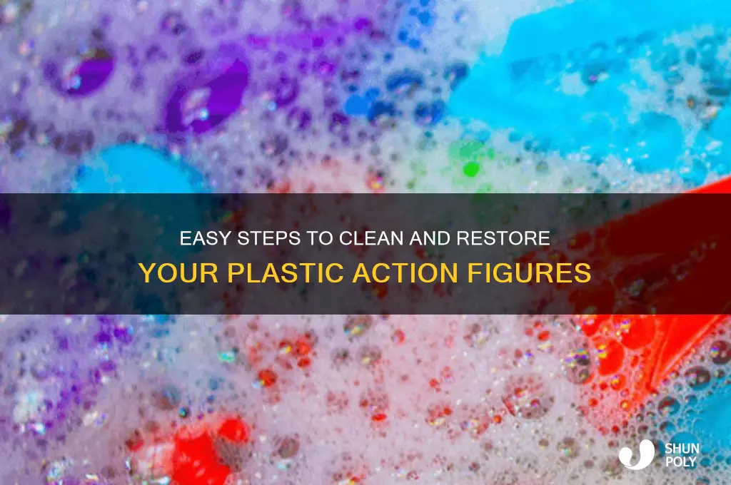 how to clean window plastic action figures