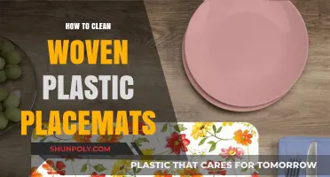 Effortless Cleaning Tips for Woven Plastic Placemats: A Step-by-Step Guide