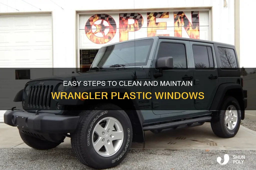 how to clean wrangler plastic windows