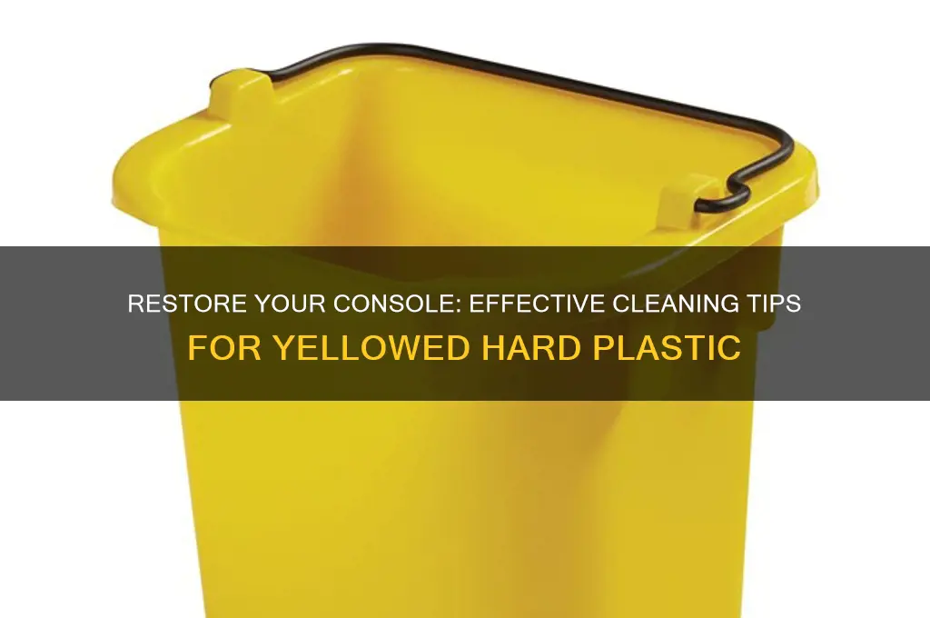 how-to-clean-yellow-discolored-hard plastic console