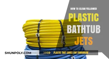 Restore Your Bathtub's Shine: Cleaning Yellowed Plastic Jets Easily