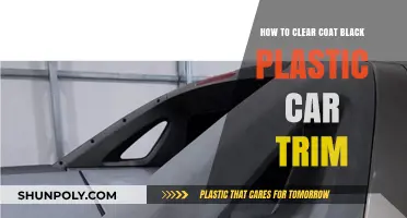 Revitalize Your Ride: Clear Coating Black Plastic Car Trim Guide