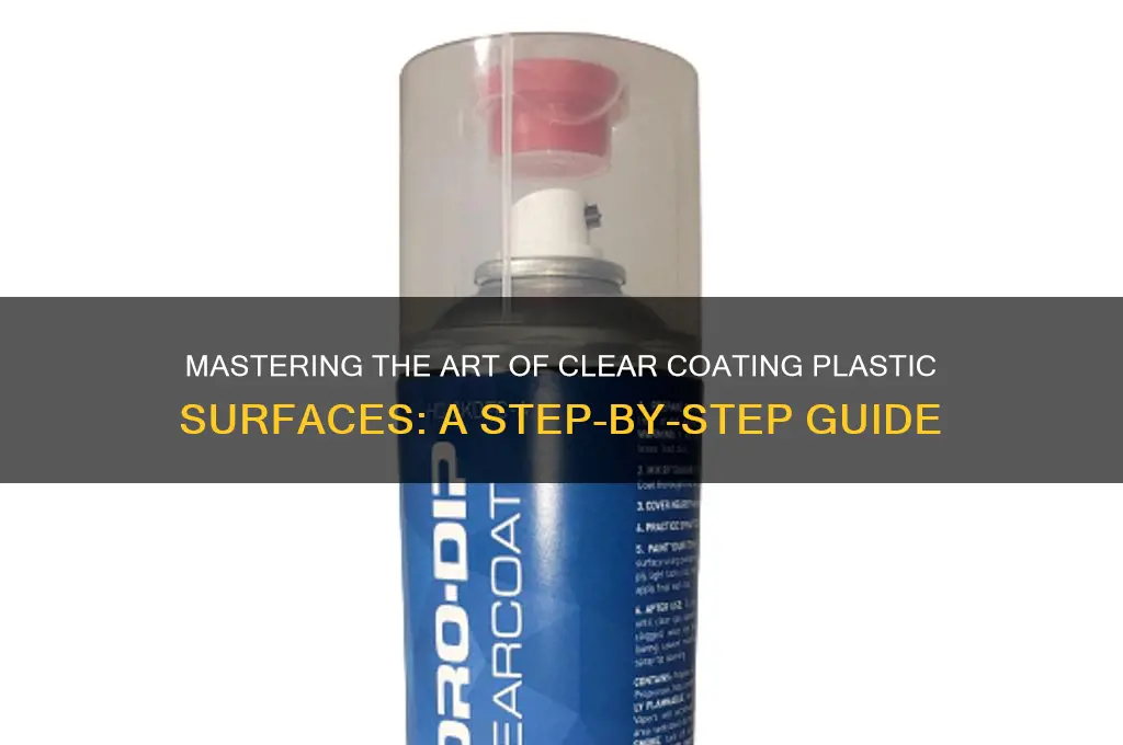 how to clear coat plastic